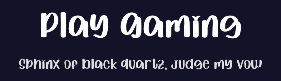 Play Gaming by Inermedia Studio — Script Handwritten Font — thumbnail 2