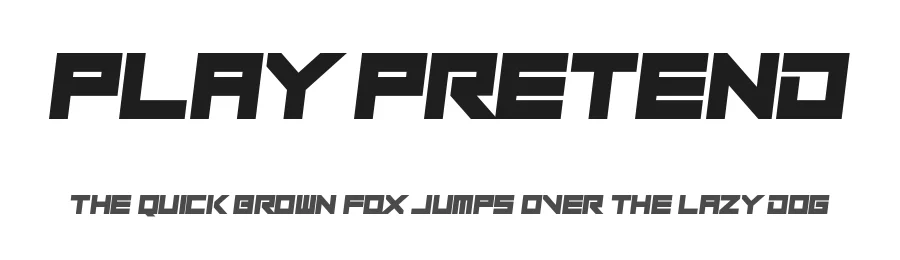 Play Pretend by Chequered Ink — Display Font