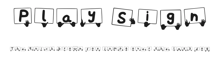Play Sign by Graphics Bam — Decorative Font