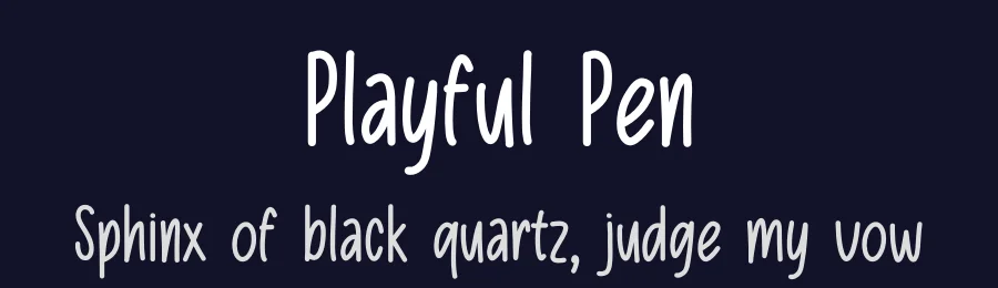 Playful Pen by Designaja Studio — Script Handwritten Font — thumbnail 2