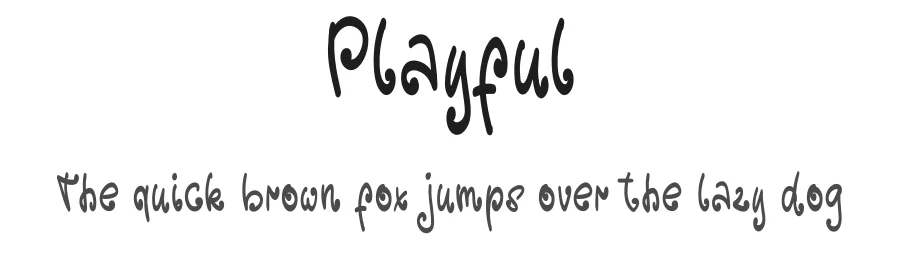Playful by Al Ghul — Decorative Font