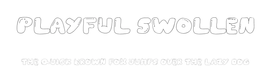 Playful Swollen by Origin Type — Decorative Font