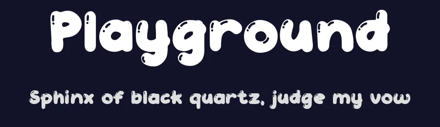 Playground by Pinisiart — Decorative Font — thumbnail 2