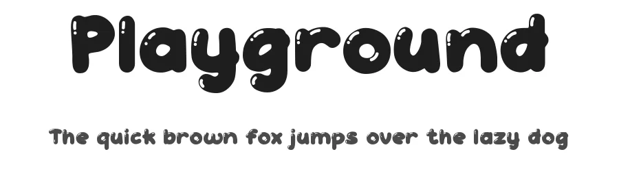 Playground by Pinisiart — Decorative Font