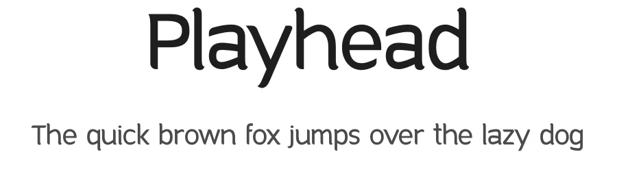 Playhead by Headfonts — Sans Serif Font