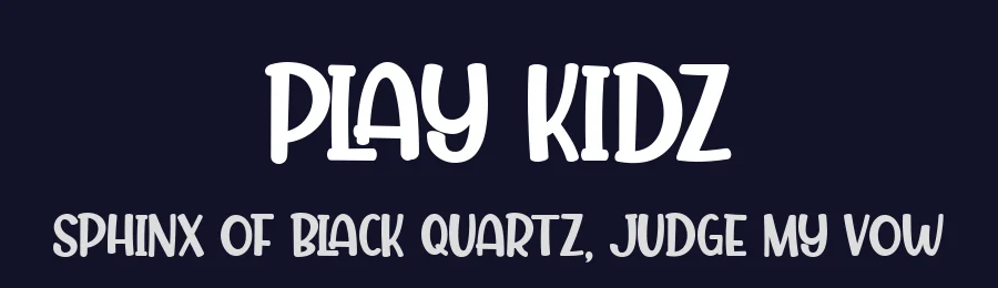 Play kidz by Figuree Studio — Decorative Font — thumbnail 2