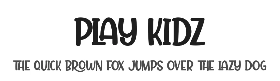 Play kidz by Figuree Studio — Decorative Font