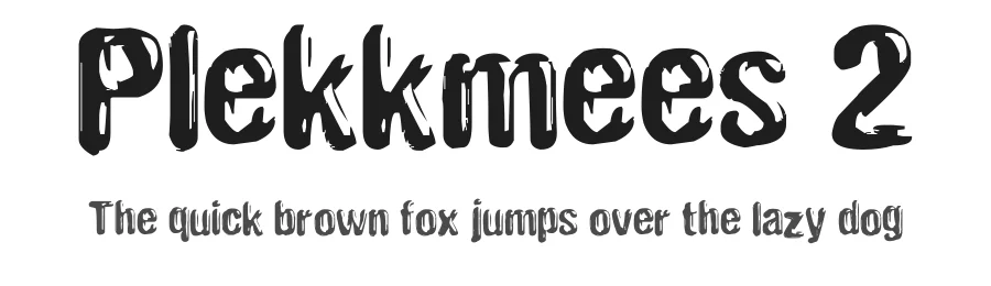 Plekkmees 2 by Andrus Peegel â Decorative Font