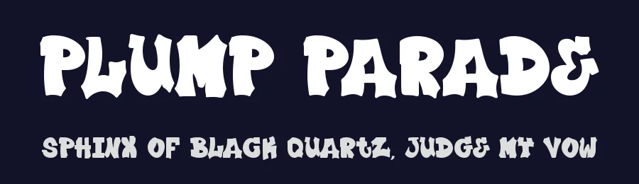 Plump Parade by DM Letter Studio - Dimas Prasetyo — Decorative Font — thumbnail 2