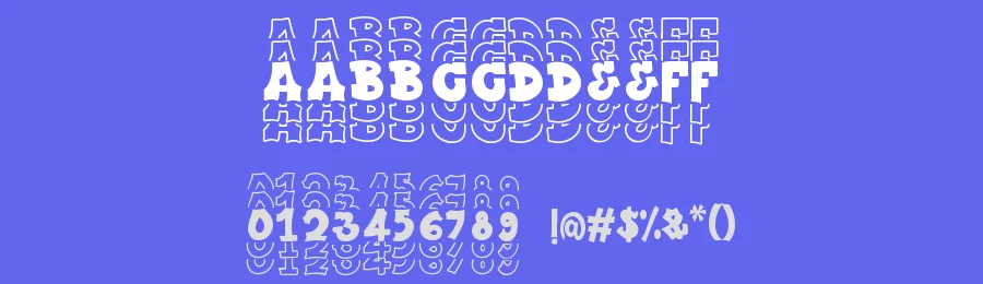 Plump Stacked by DM Letter Studio - Dimas Prasetyo — Decorative Font — thumbnail 3