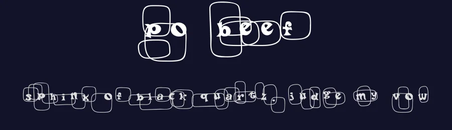 Po Beef by Typodermic Fonts — Decorative Font — thumbnail 2