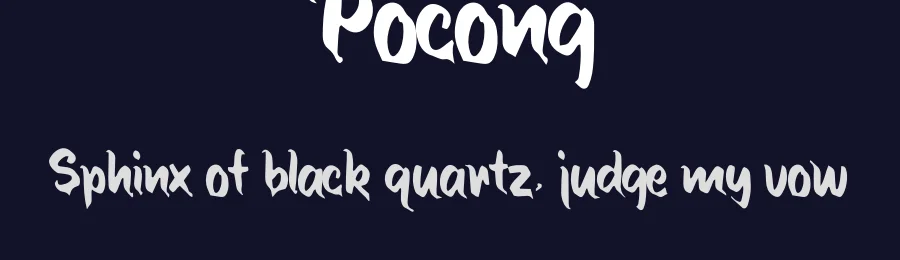 Pocong by Inermedia Studio — Decorative Font — thumbnail 2