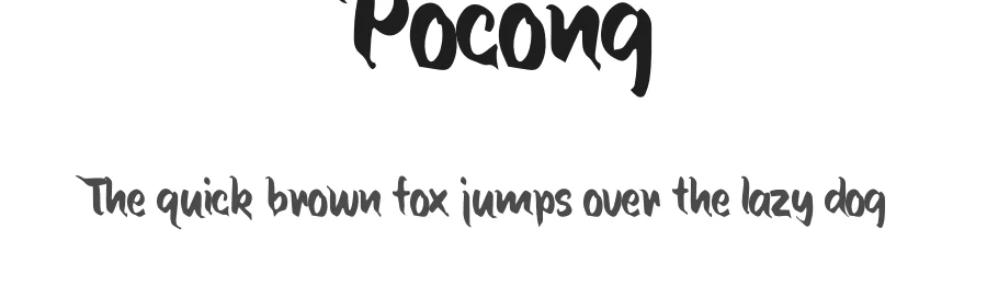 Pocong by Inermedia Studio β Decorative Font