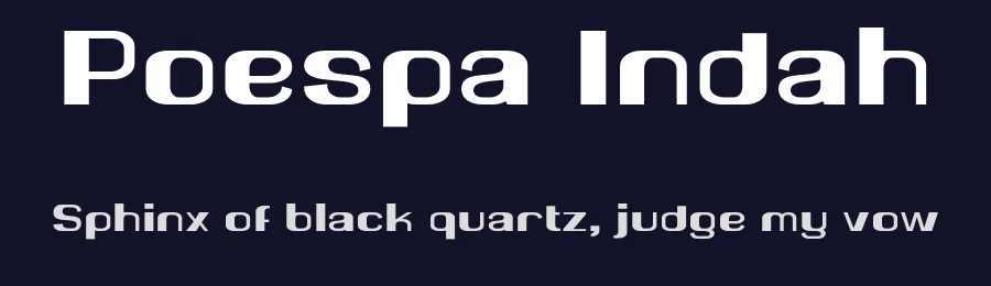 Poespa Indah by Ikiiko Type — Decorative Font — thumbnail 2