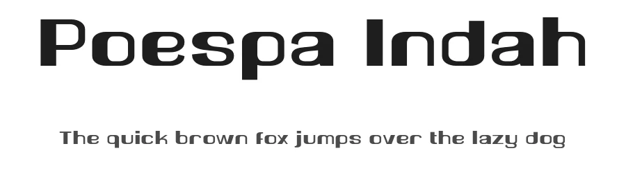 Poespa Indah by Ikiiko Type — Decorative Font