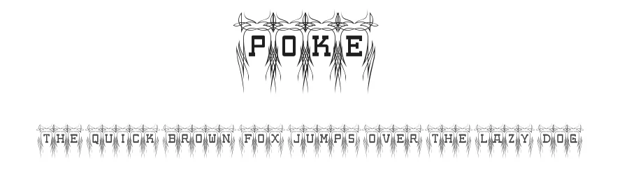 Poke by Typodermic Fonts — Decorative Font