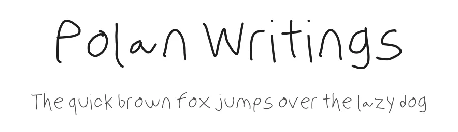 Polan Writings