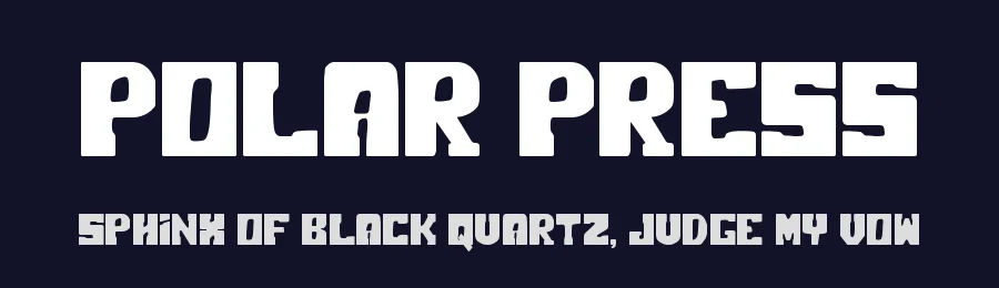 Polar Press by Attype Studio — Decorative Font — thumbnail 2