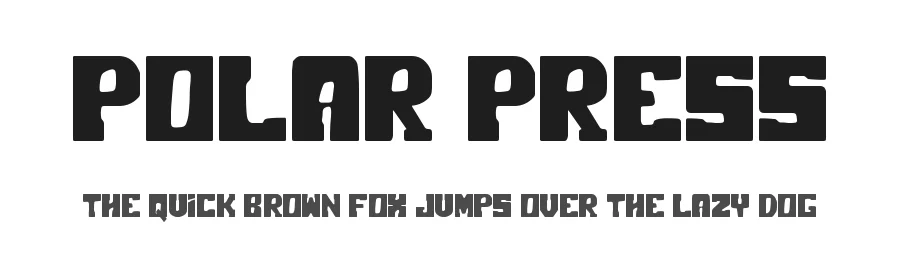 Polar Press by Attype Studio — Decorative Font