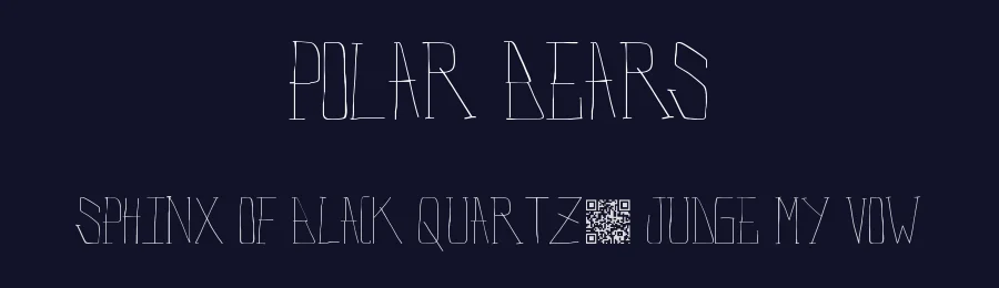 Polar Bears by Xerographer Fonts — Script Handwritten Font — thumbnail 2