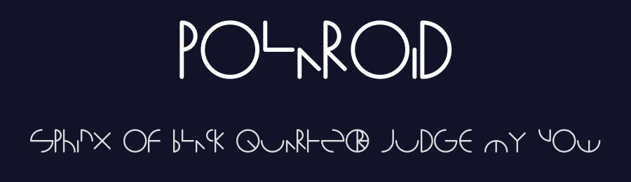 Polaroid by Flo Crusher — Decorative Font — thumbnail 2