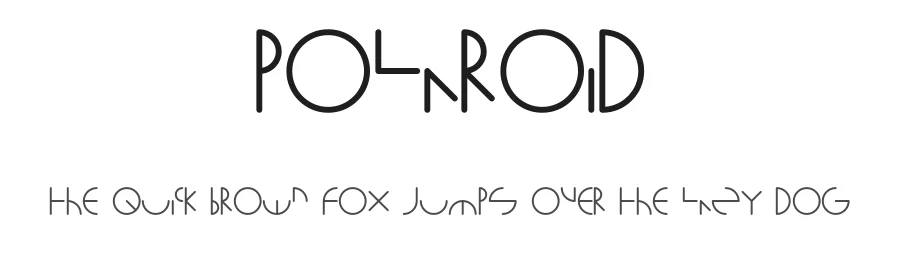 Polaroid by Flo Crusher β Decorative Font