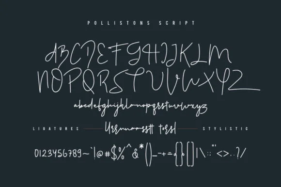 Pollistons Font by Maulana Creative — Script Handwritten Font — thumbnail 7