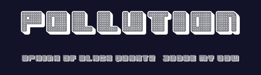 Pollution by Vladimir Nikolic — Decorative Font — thumbnail 2