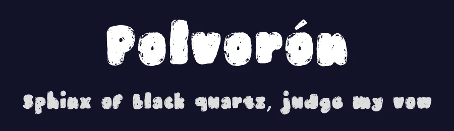Polvorón by Ef Studio — Decorative Font — thumbnail 2