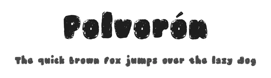Polvorón by Ef Studio — Decorative Font