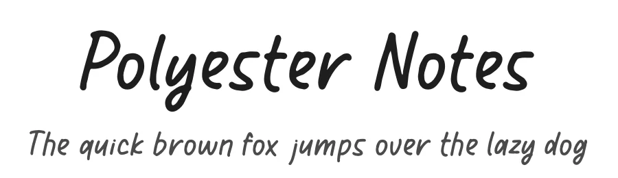 Polyester Notes