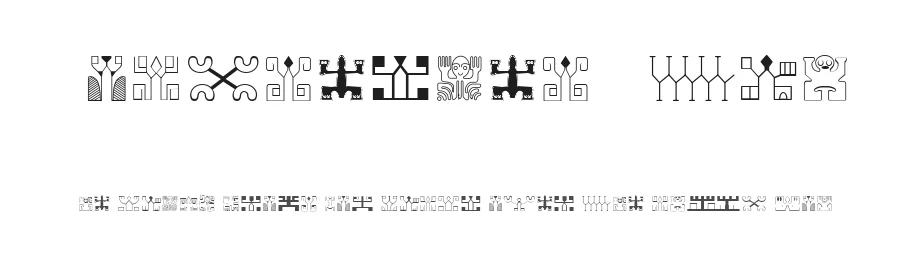 Polynesien Etua by Maelle.K | Thomas Boucherie — Dingbats Font