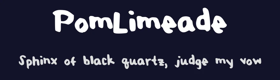 PomLimeade by Singlo Harley — Script Handwritten Font — thumbnail 2