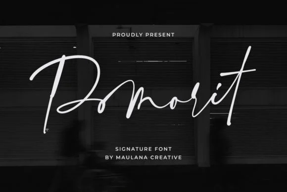 Pomorit Font by Maulana Creative — Script Handwritten Font