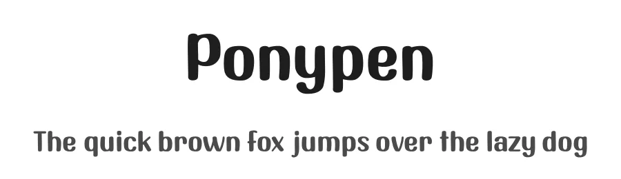 Ponypen