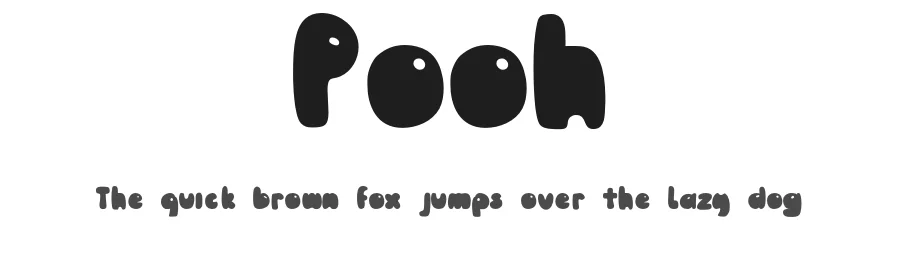 Pooh by Art of Mai — Decorative Font