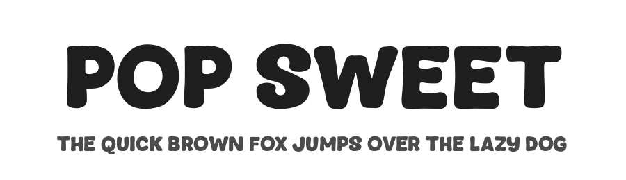Pop Sweet by KhurasanΒ β Decorative Font