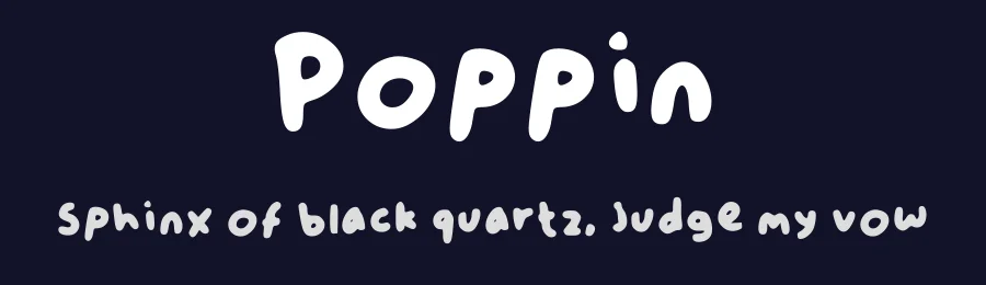 Poppin by Chuu Pipi — Script Handwritten Font — thumbnail 2