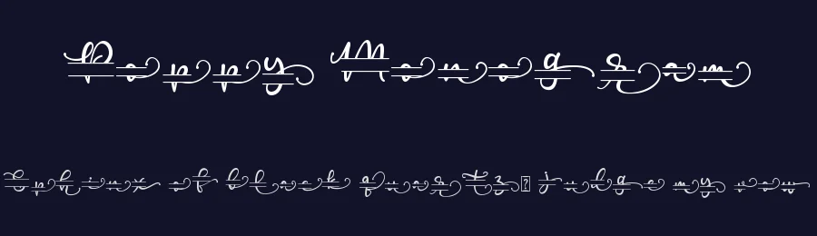 Poppy Monogram by Letterara — Decorative Font — thumbnail 2