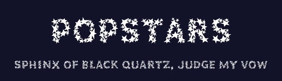 Popstars by Harold's Fonts — Decorative Font — thumbnail 2