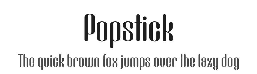 Popstick by Creative Media Lab — Sans Serif Font
