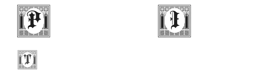 Portculliard Initials by Paul Lloyd — Blackletter Font