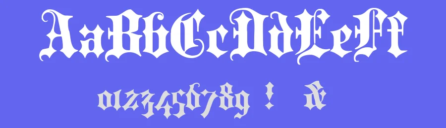 Portcullion by Paul Lloyd — Blackletter Font — thumbnail 3