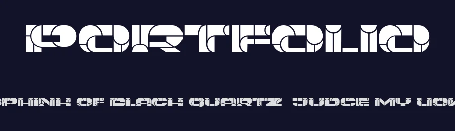 Portfolio by Vladimir Nikolic — Decorative Font — thumbnail 2