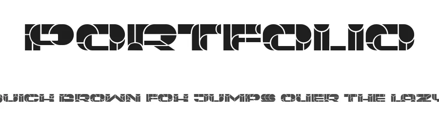 Portfolio by Vladimir Nikolic — Decorative Font