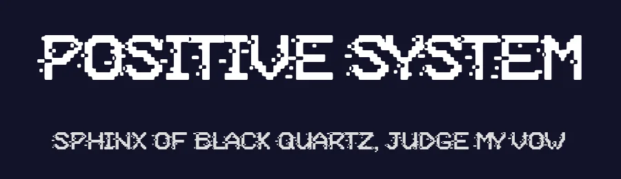 Positive System by Woodcutter — Display Font — thumbnail 2