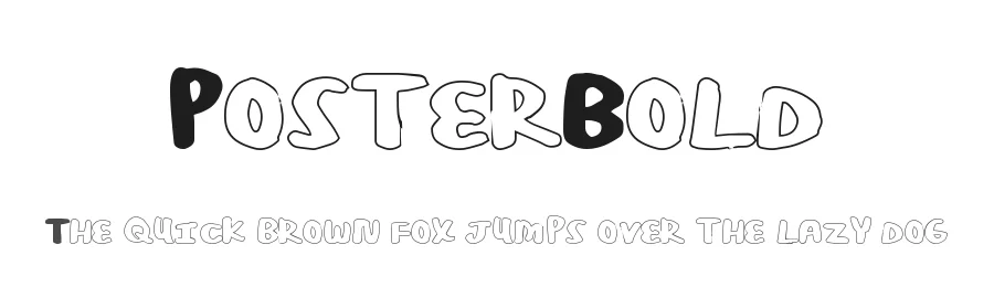 PosterBold by Xerographer Fonts — Decorative Font