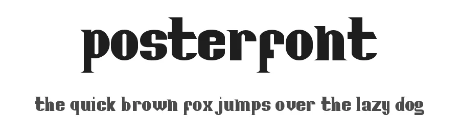Posterfont