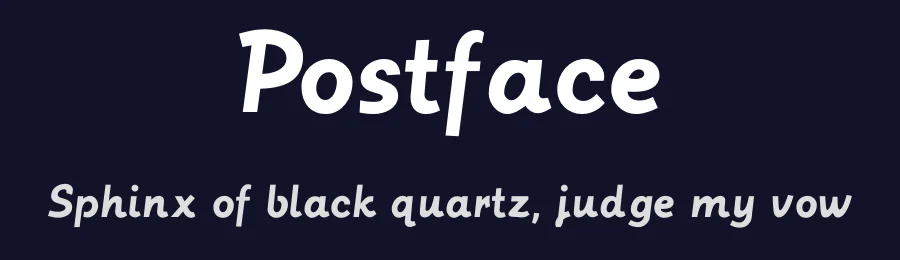 Postface by ClaudeP — Decorative Font — thumbnail 2