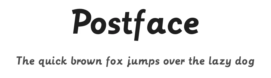 Postface by ClaudeP — Decorative Font